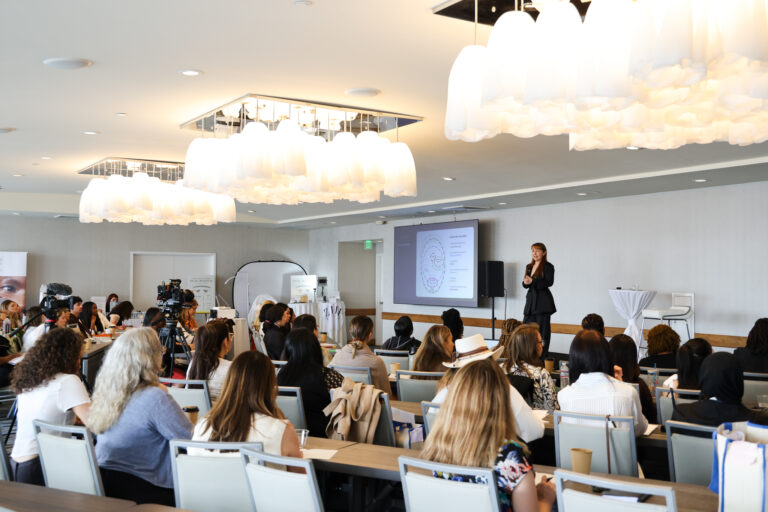 Estheticians attending a UST classroom session